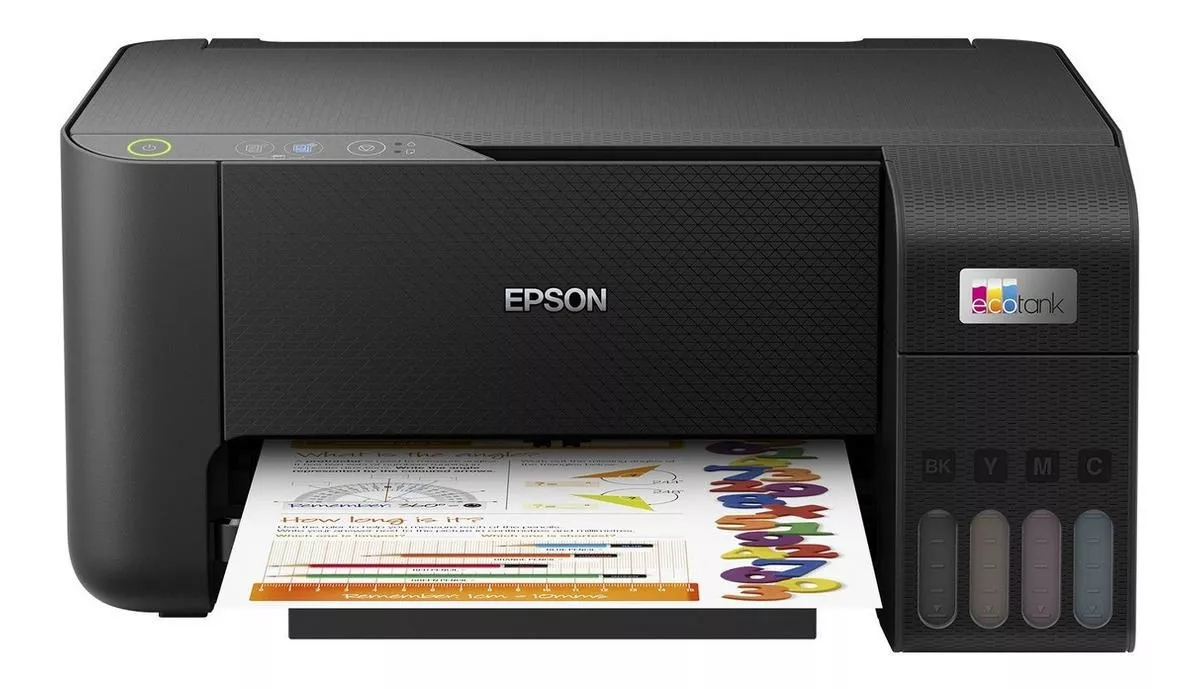 Impresora A Color Multifunción Epson Ecotank L3210 Negra 110v