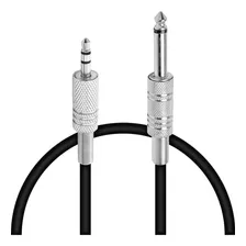 Cabo P2 P10 Estereo Profissional 2 Mts Adaptador Mesa De Som