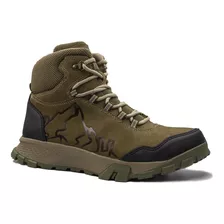 Bota Crosscountry 7733 Nobuck Verde Olivo Egipto Piel Vacuno