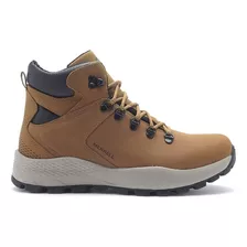 Botas Trekking Hombre Cuero Outdoor Livianas Merrell Imeri