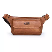 Bolso De Pecho Funcional De Cuero Para Hombre Jeep Casual