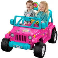 Power Wheels Jeep Barbie 12v Carro Electrico Niños