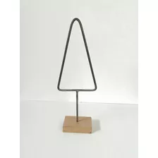 Arbol De Navidad Hierro Simple Pino 30 Cm Set X3