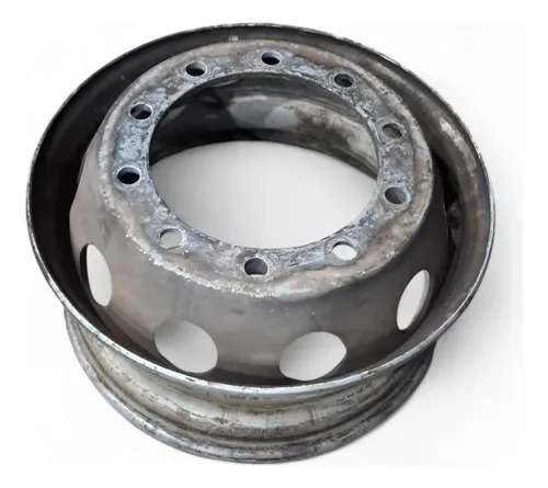 Roda Ferro 10 Furos 22.5×8.25 Scania Cinza-escuro