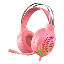 Audifonos Gamer Rosados