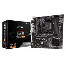 Motherboard Msi B450 Pro Vdh Max, Am4, B450, Ddr4