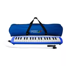 Escaleta Musical 32 Teclas Phx Mini Kq-32 Bl Azul Com Bag