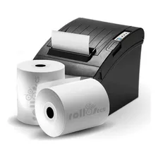 Rollos Termicos Impresora Fiscales 80x65 Caja De 50 Rollos