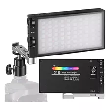 Luz De Video G1s Rgb, Luz De Cámara Led Con Batería Recargab