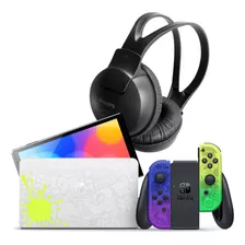 Nintendo Switch Oled Splatoon 3 64gb Más Audifonos Philips