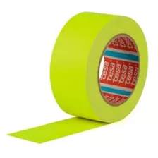 Fita Tecido Gaffer Amarela Fluor 24mm X 5m