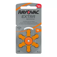 Bateria Pilha Auditiva Rayovac 13 - *cartela Com 6* 849