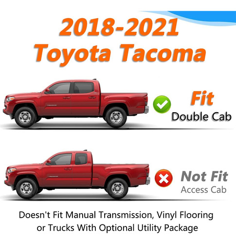 Compatible Con Toyota Tacoma 2018-2021 Doble Cabina (4 Puert Foto 7