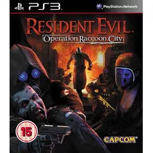 Jogo Ps3 Resident Evil Operation Raccoon City Físico