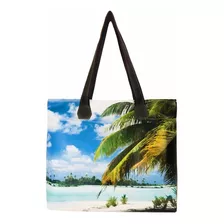 Bolsa De Praia Feminina Coqueiro B001 - Magicc Bolsas