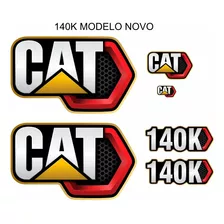 Kit De Adesivo Para Motoniveladora Cat 140k Modelo Novo