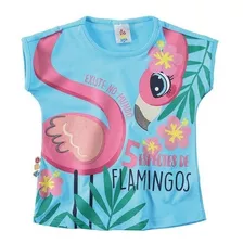 Blusa Infantil Zig Zig Zaa Manga Curta Feminina Ilustrativa