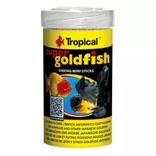 Ração Tropical Super Goldfish Mini Sticks 60g P/ Kinguios 