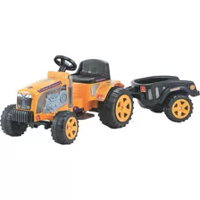 Trator Elétrico Infantil Country Biemme C/ Caçamba Amarelo Voltagem Do Carregador 127v/220v Cor Amarelo