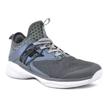 Zapatilla Peak Basquet Faster Pro Gris