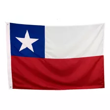 Bandeira Do Chile 2p Oficial (1,28x 0,90) Bordada