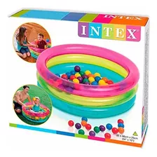 Piscina De Bolinhas Multi Colorido - Intex 48674