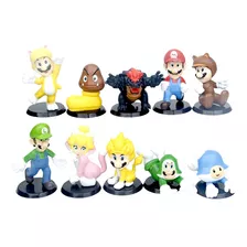 Figuras Mario Bros Coleccion 10 Unidades