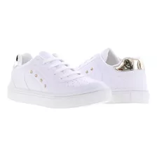 Tenis Casuales Para Dama Color Blanco Clásicos 