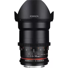 Lente Objetivo Rokinon Cine Ds Ds35m-n, Compatible Con Nikon