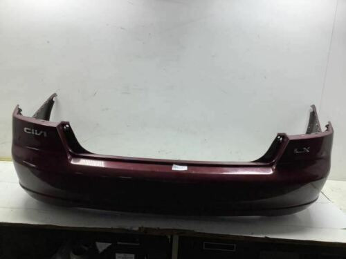 Honda Civic Lx Sedan 2001-2003 Rear Bumper Cover Burgund Ttl Foto 2