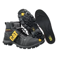 Bota Zapato Cat Caterpillar Scavator 100% Cuero Stock