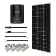 Kit De Inicio Solar Monocristalino De 100 vatios Y 12 voltio