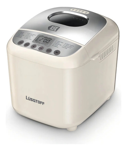 Horno Para Pan 600w 1kg 19 Programas Color Cream Lusqtoff Crema