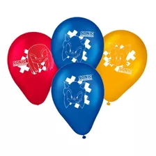 Balões Bexigas Sonic Game Kit Festa Infantil