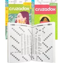 Livro Coquetel Cruzadox Exercício Para Memória Lógica Letras