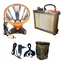 Foco Linterna Minera Led Caza 1200w Camping 