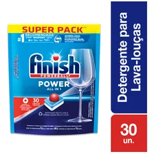 Detergente Maquina Lavar Louças Finish Powerball 30 Tablets