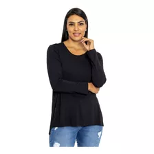 Kit 3 Blusas Femininas Manga Longa Veste Legging Básica