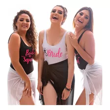 Body Team Bride Noiva Despedida De Solteira Kit Com 2 Bodys