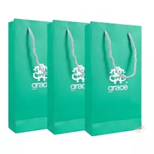 Set 3 Piezas Bolsa De Regalo Chica Tipo Boutique Grace 