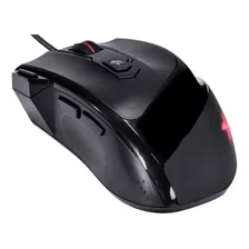 Mouse Gamer Vx Gaming Icarus 3200dpi C/ Ajuste De Peso Vinik Cor Preto