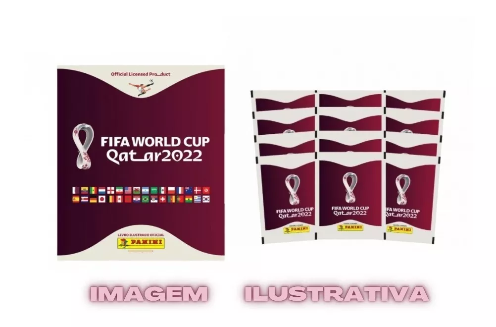 Album Figurinhas Copa Do Mundo Fifa Qatar 2022 + 2 Envelopes