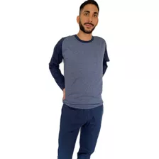 Pijama De Hombre Caram, Invierno. Talles S Al Xxl