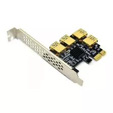 Adaptador Pci-e 1 X A 4 Usb 3.0 Cryptomineria Eth Btca