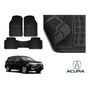 Kit Tapetes 3 Filas Acura Mdx 2008 Rubber Black Original