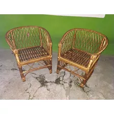 Muy Lindo Sillon De Mimbre,sirve Para Exterior E Interior.