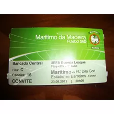 Ingresso Da Uefa Europa League - Maritimo X Fc Dila Gori