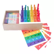 Caixa De Palitos Multicoloridos