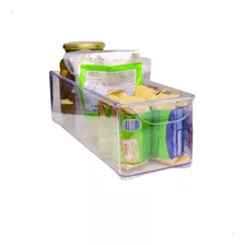 Organizador Multifuncional De Geladeira Empilhável Kit 3 Uni