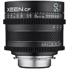 Lente Rokinon Xeen Cf 50mm T1.5 Pro Cine Lens Canon Ef